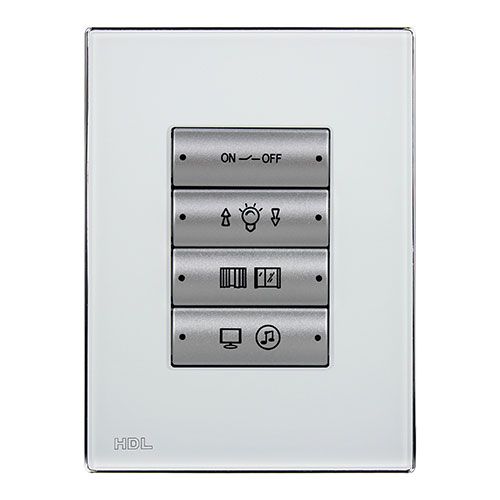 智能面板(银)多种面板按键模式、按键状态灯亮度可调